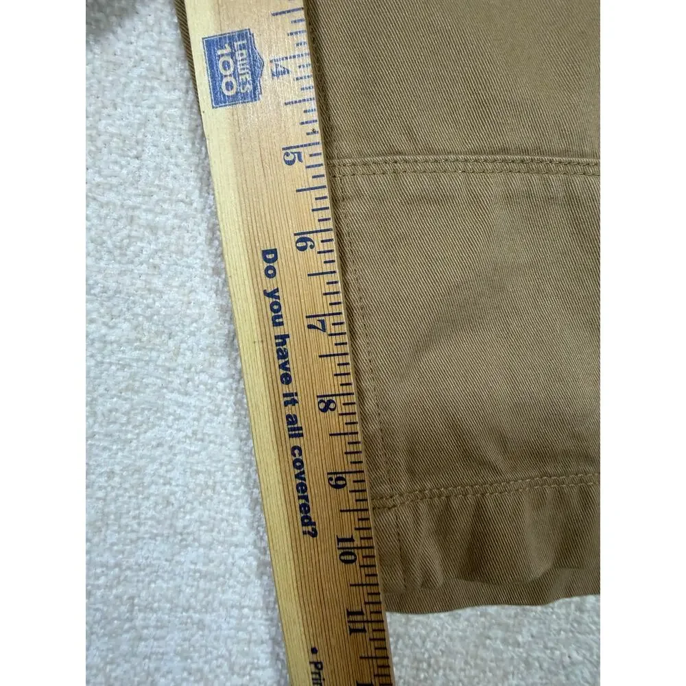 NWT Boden Mens 40 Tan Walking Shorts Casual Flat Front Summer Wear Cotton Cargo